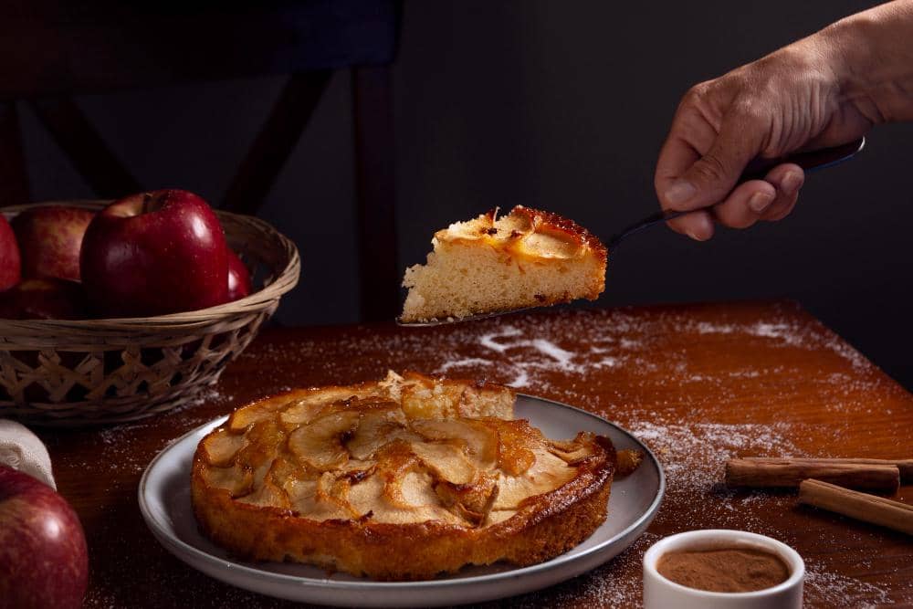 ilustrasi German apple cake 