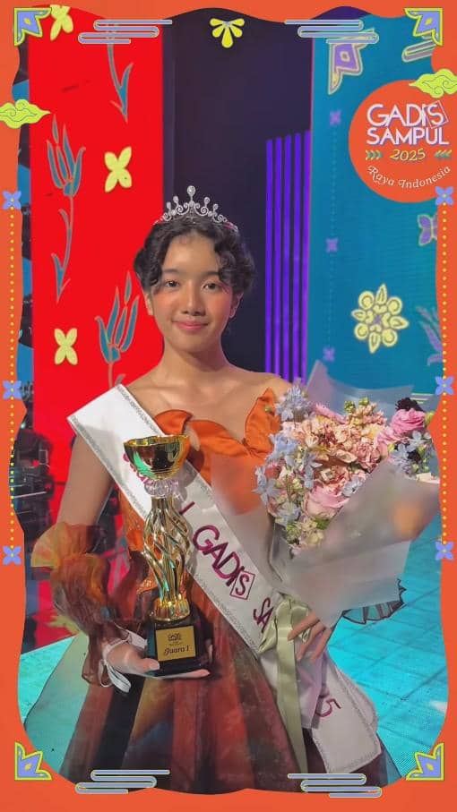 Leticia Anak Sheila Marcia Menang Gadis Sampul 2025 (instagram.com/gadismagz)