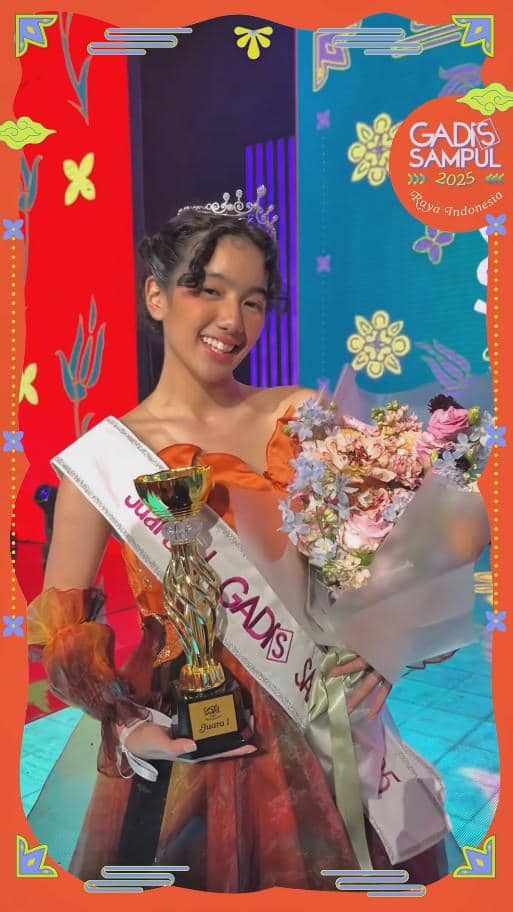 Leticia Anak Sheila Marcia Menang Gadis Sampul 2025 (instagram.com/gadismagz)