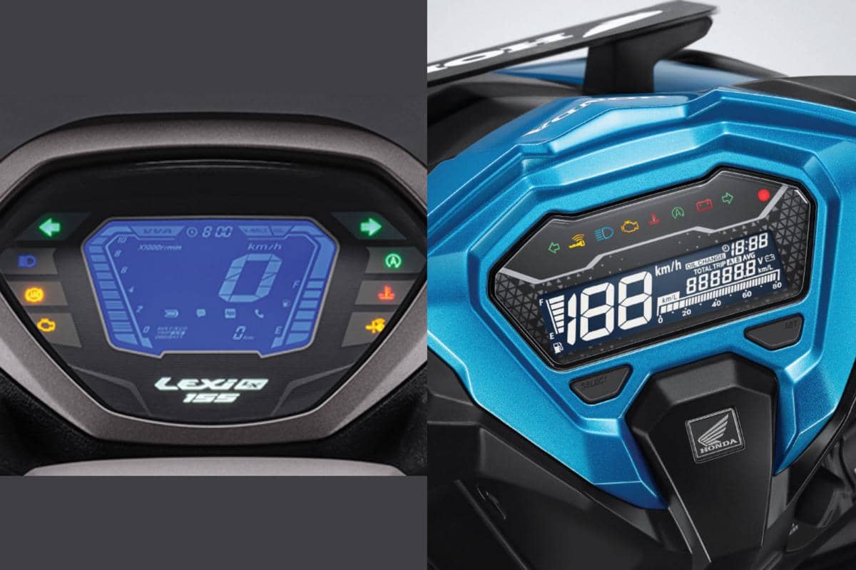 speedometer Yamaha LEXi LX 155 dan Honda Vario 125