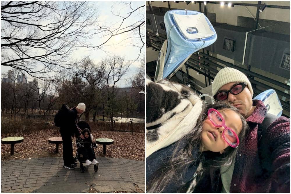 Krisjiana dan Xarena jalan-jalan berdua di Seoul