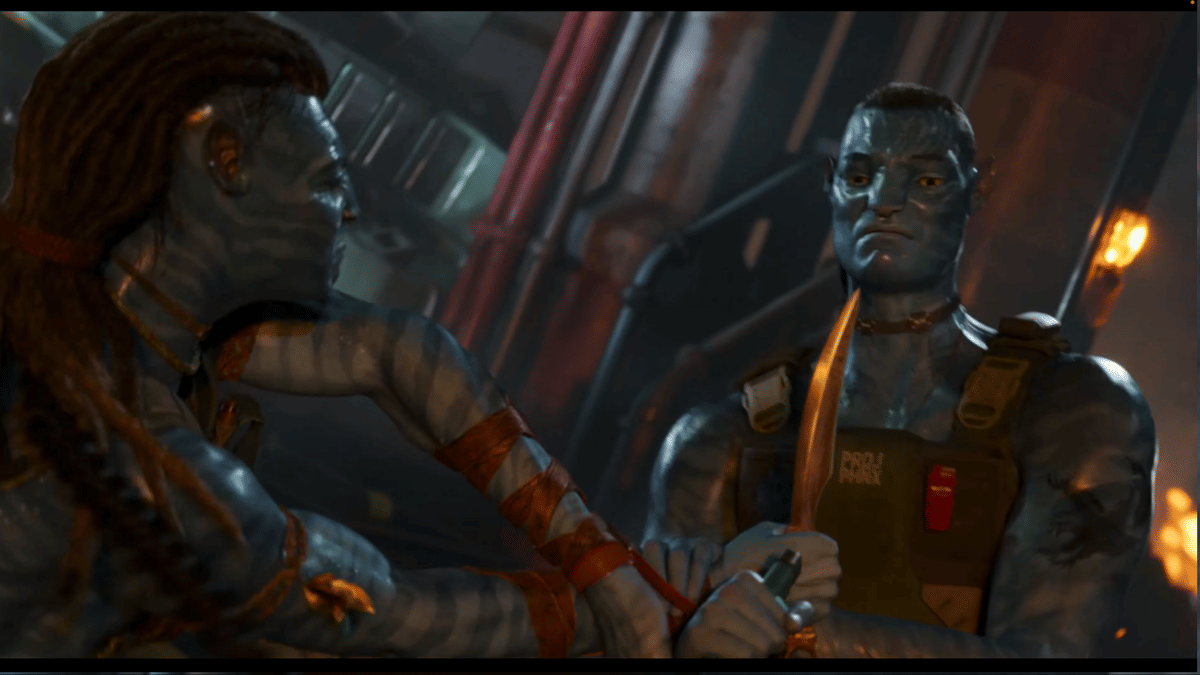 Jake Sully vs. Quaritch dalam Avatar: The Way of Water