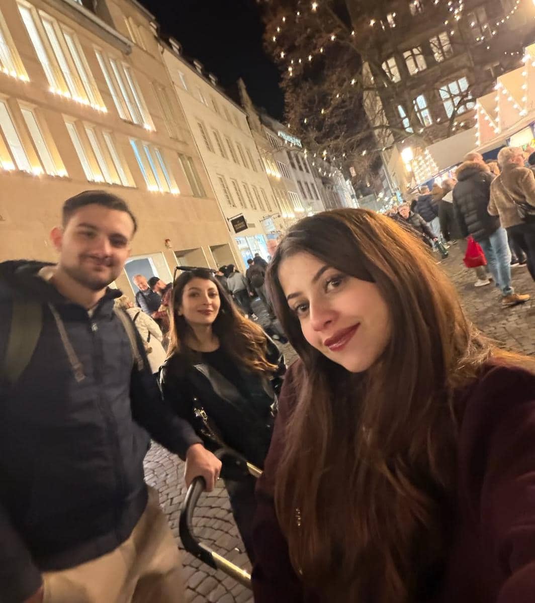 Sarah Keihl dan keluarga jalan-jalan ke Kota Münster