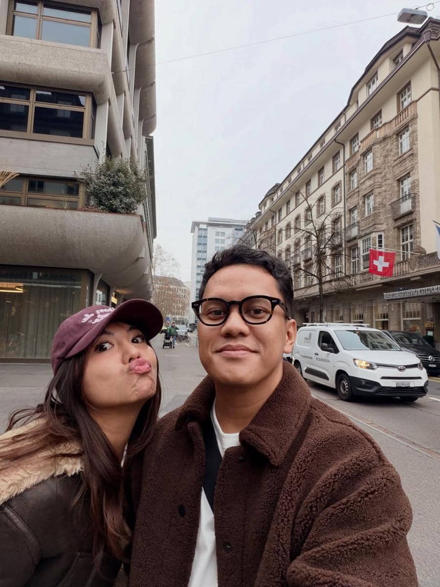 Keluarga Arief Muhammad liburan akhir tahun ke Switzerland