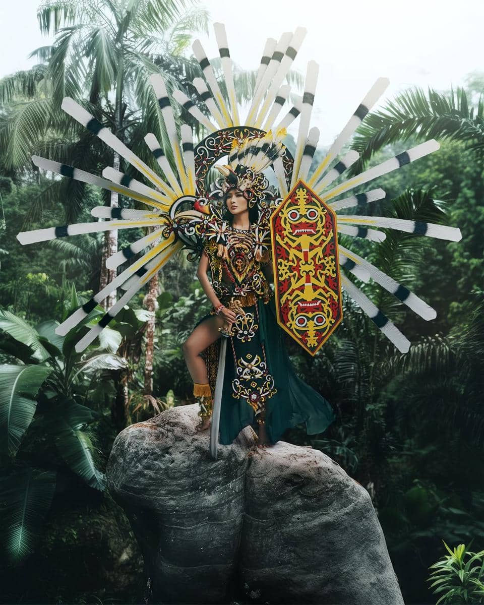 Potret National Costume Miss Global Indonesia 2025, Baby Kristami