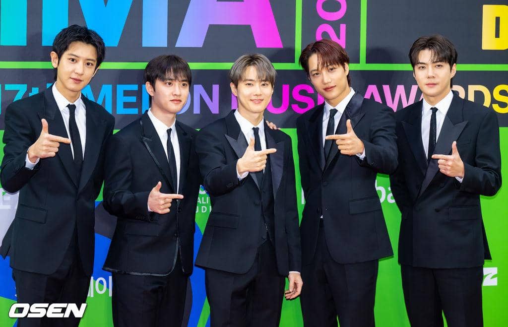 potret EXO di Melon Music Awards 2025 (dok. OSEN)