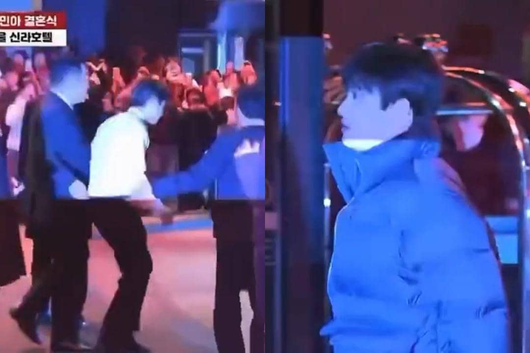 D.O Kyungsoo hadir bentar ke nikahan Kim Woo Bin dan Shin Min Ah