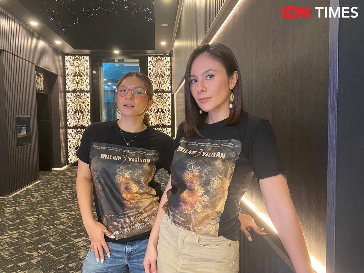 potret Wulan Guritno dan Shaloom Razade