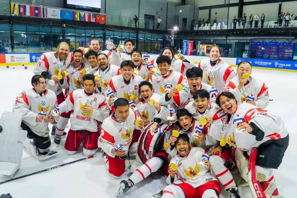 Timnas Hoki Es Indonesia di SEA Games 2025