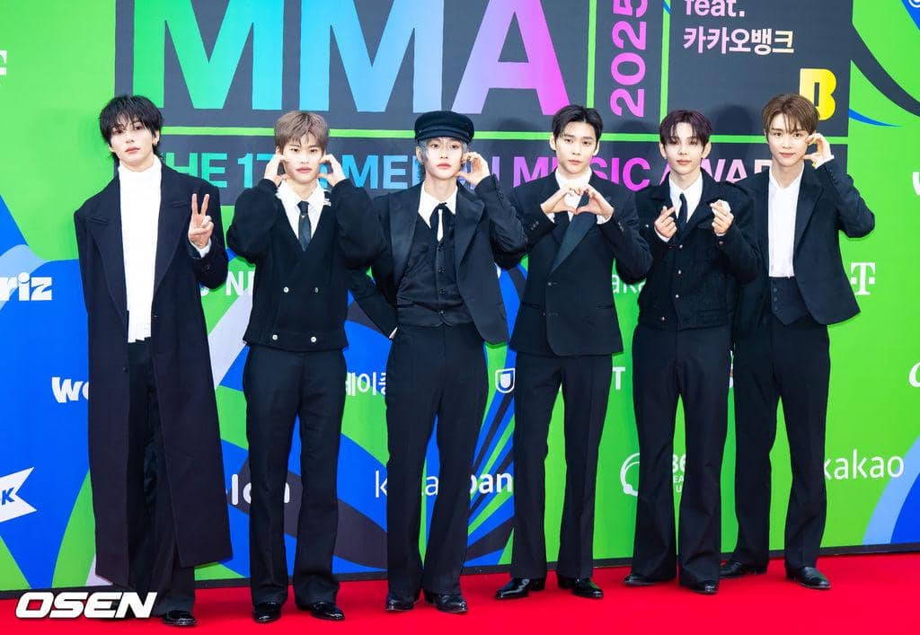 potret RIIZE di Melon Music Awards 2025 (dok. OSEN)