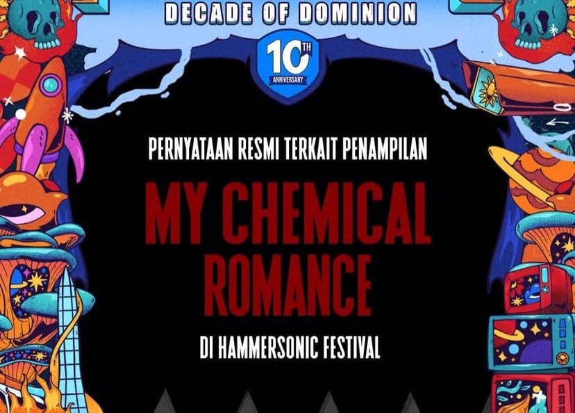 My Chemical Romance batal tampil di Hammersonic Festival
