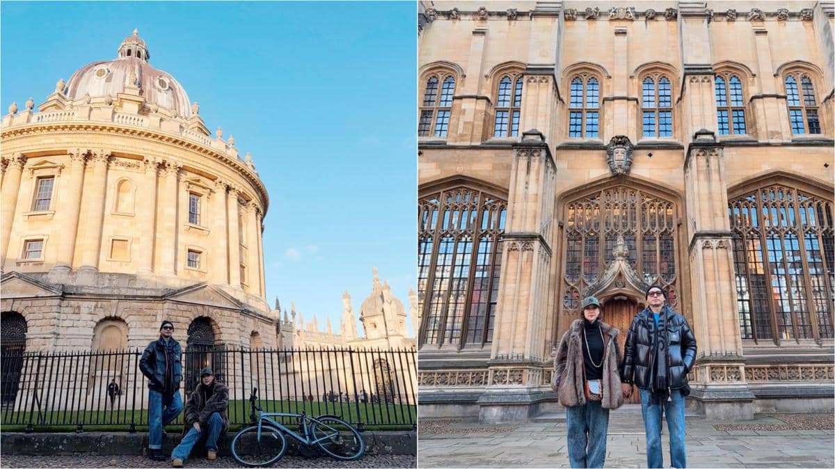 BCL dan suami berkeliling di sekitar kampus Oxford