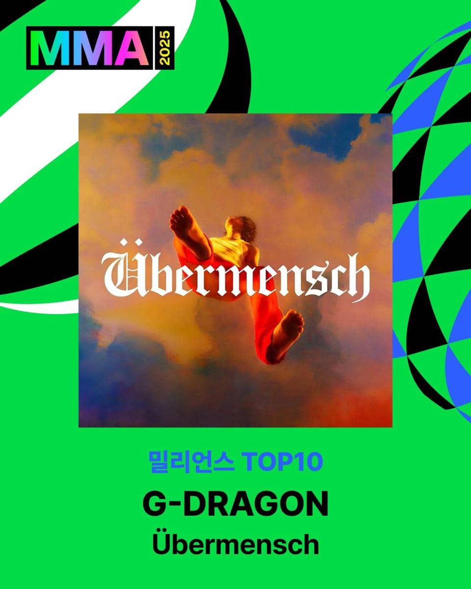 poster pemenang Millions TOP10 G-Dragon Übermensch