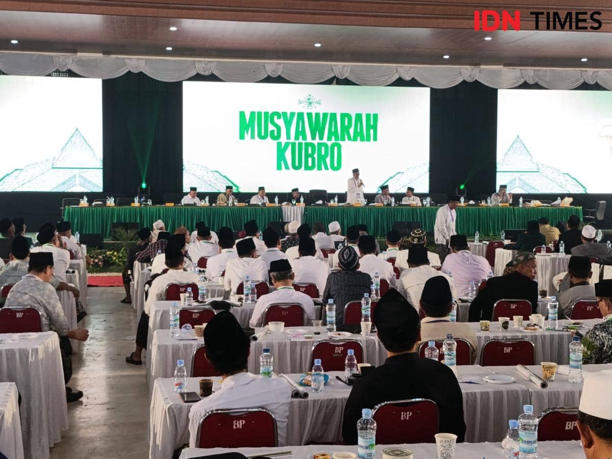 Pelaksanaan Musyawarah Kubro di Ponpes Lirboyo Kediri. IDN Times/Bramanta Pamungkas