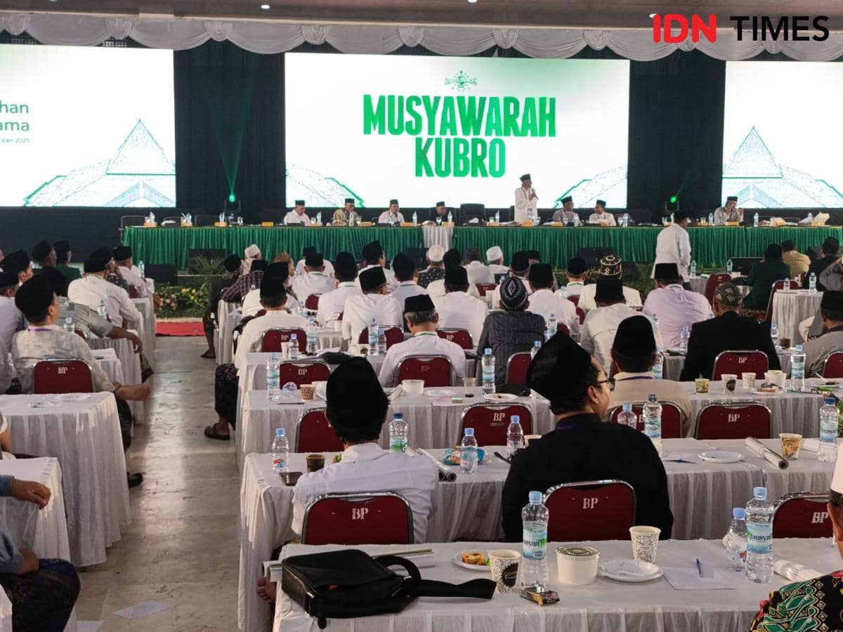 Pelaksanaan Musyawarah Kubro di Ponpes Lirboyo Kediri. IDN Times/Bramanta Pamungkas