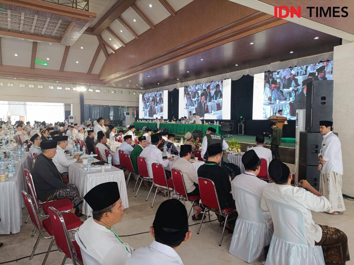 Pelaksanaan Musyawarah Kubro di Ponpes Lirboyo Kediri. IDN Times/Bramanta Pamungkas
