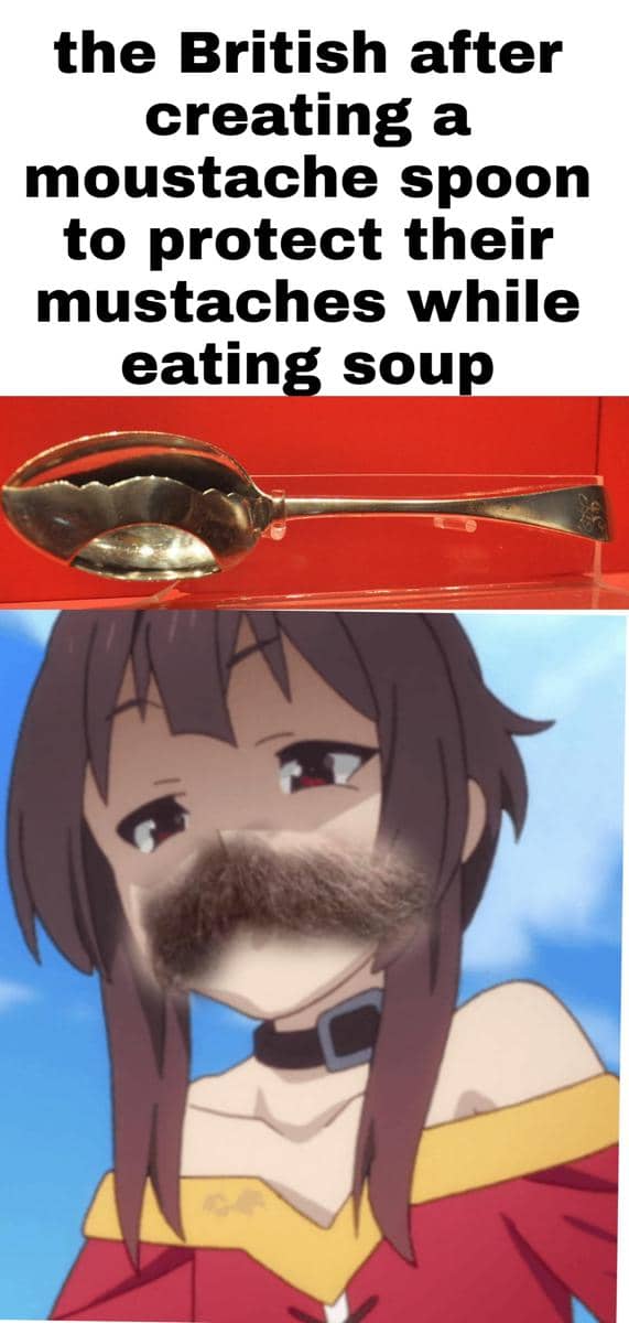 meme anime tentang kumis