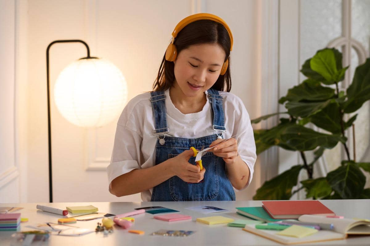 ilustrasi melakukan kegiatan kreatif