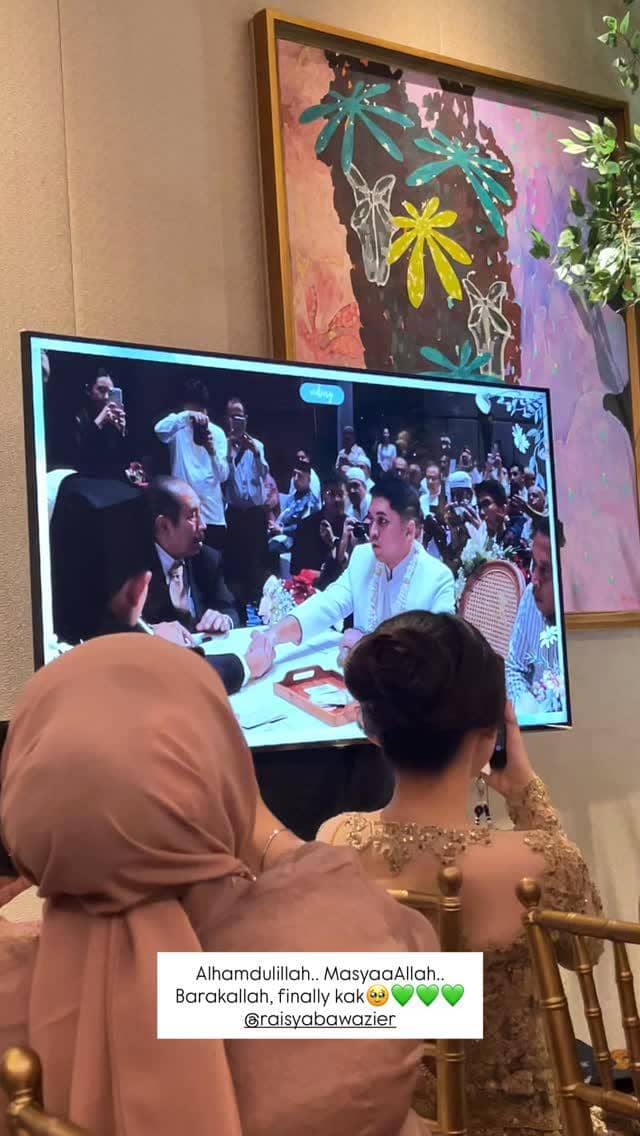 Raisya Bawazier menikah (instagram.com/raisyabawazier)