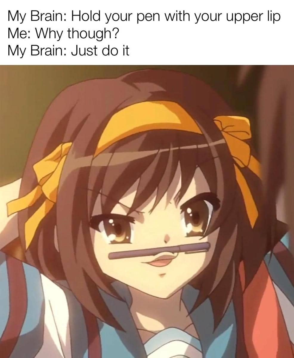 meme anime tentang kumis