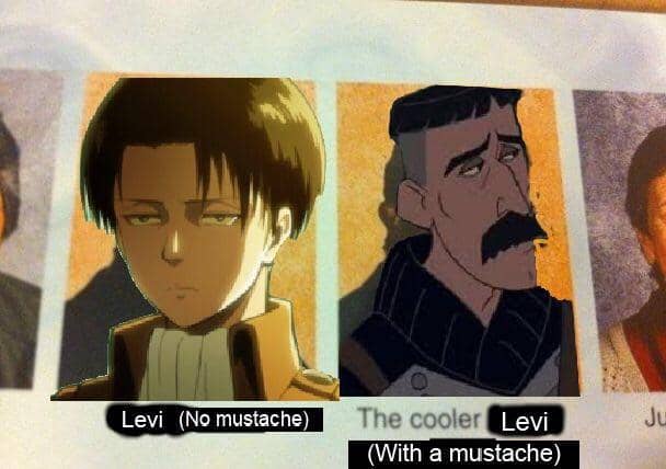 meme anime tentang kumis
