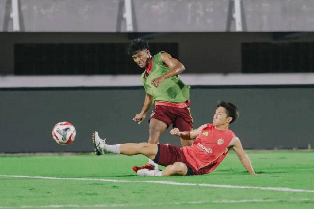 PSM Makassar latihan di Stadion B.J. Habibie Parepare.