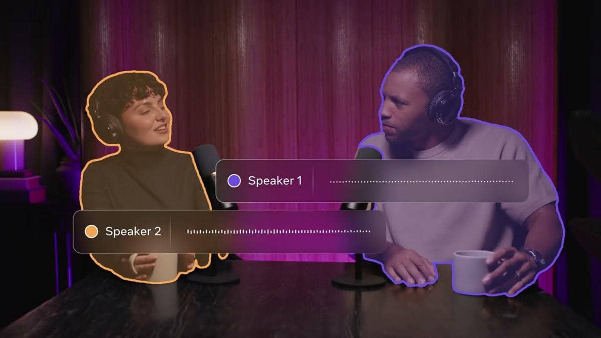 ilustrasi menghapus suara bising podcast menggunakan SAM Audio