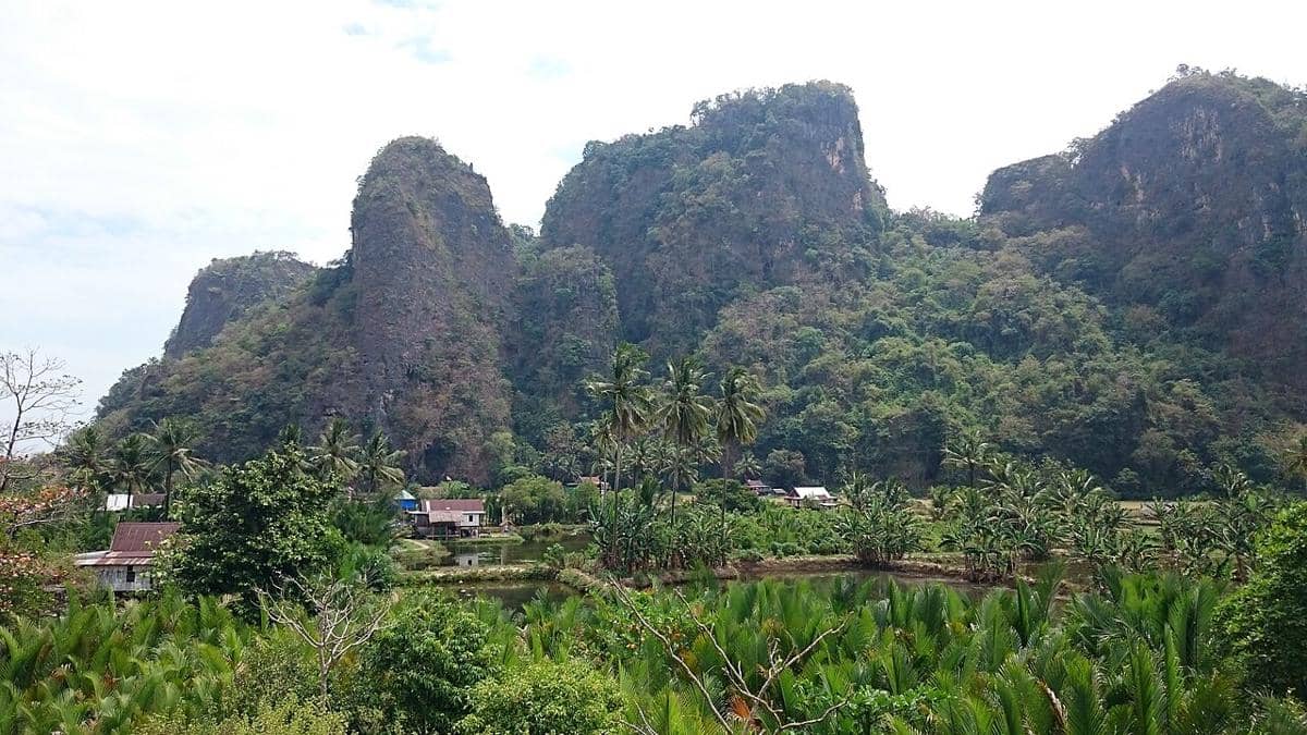 Potret Kawasan Karst Rammang-Rammang, Maros