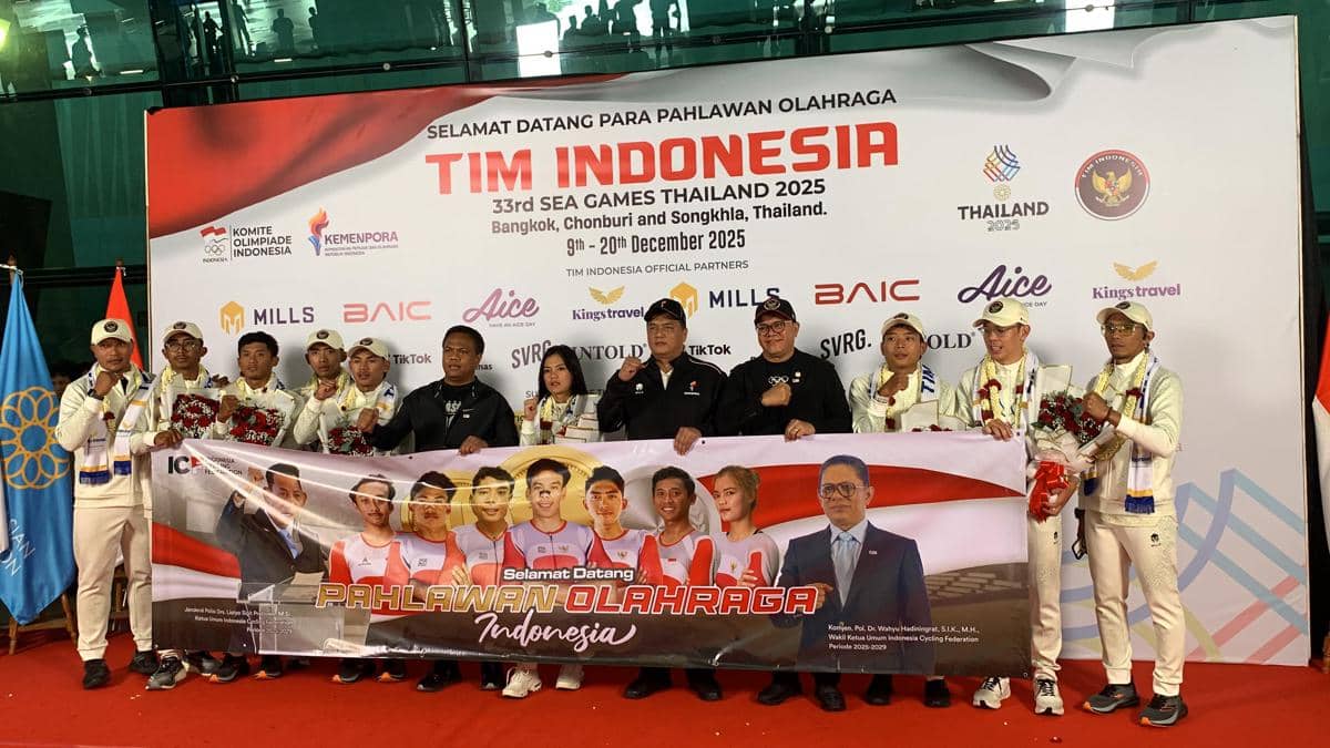 Ayustina Delia dan tim sepeda Indonesia di SEA Games 2025