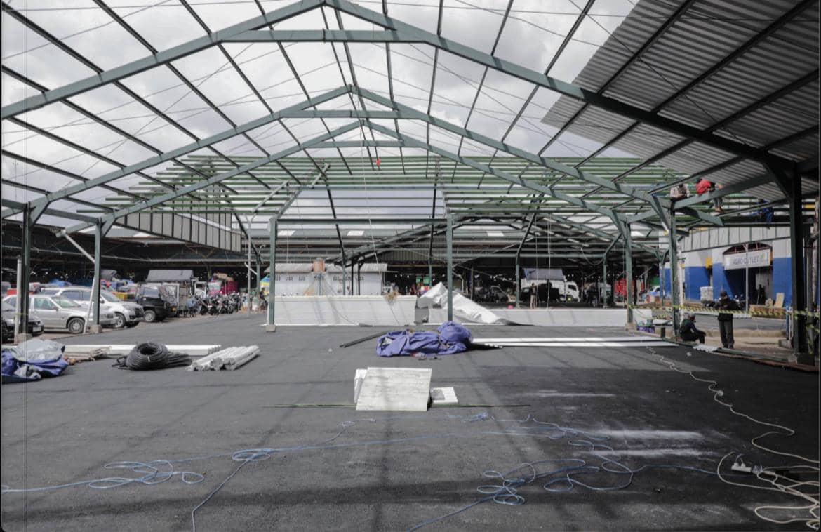 Kebakaran Pasar Induk Kramat Jati, Pedagang Mulai Pindah Hari Ini (dok. Pemprov DKI Jakarta)