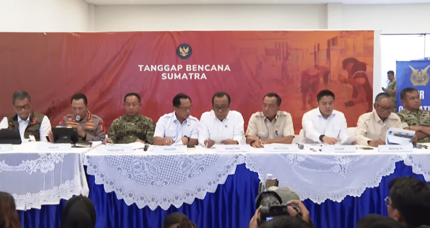 Jumpa Pers Penanganan Bencana Sumatra