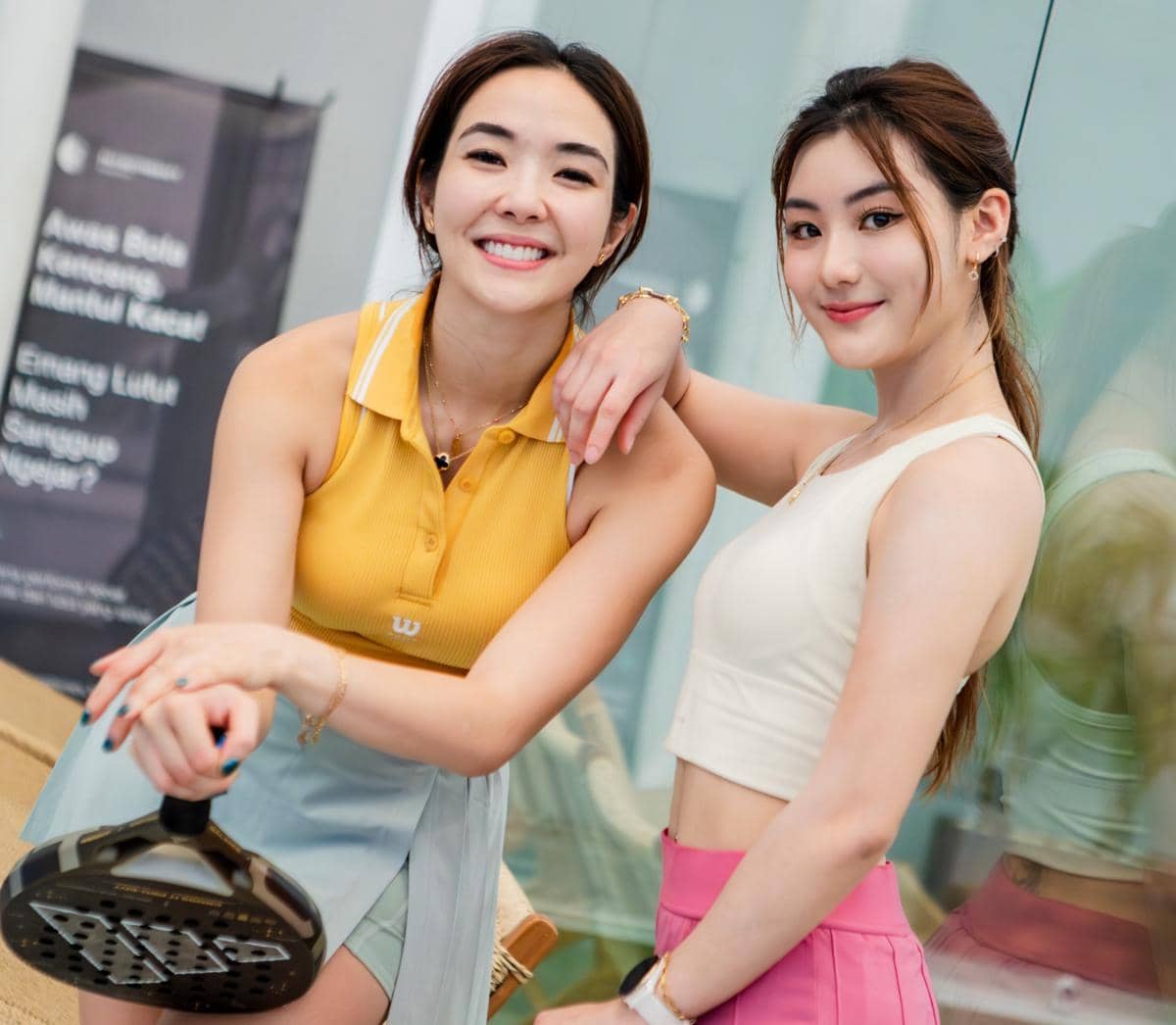 gisella anatasia, shannon wong, padel, main padel