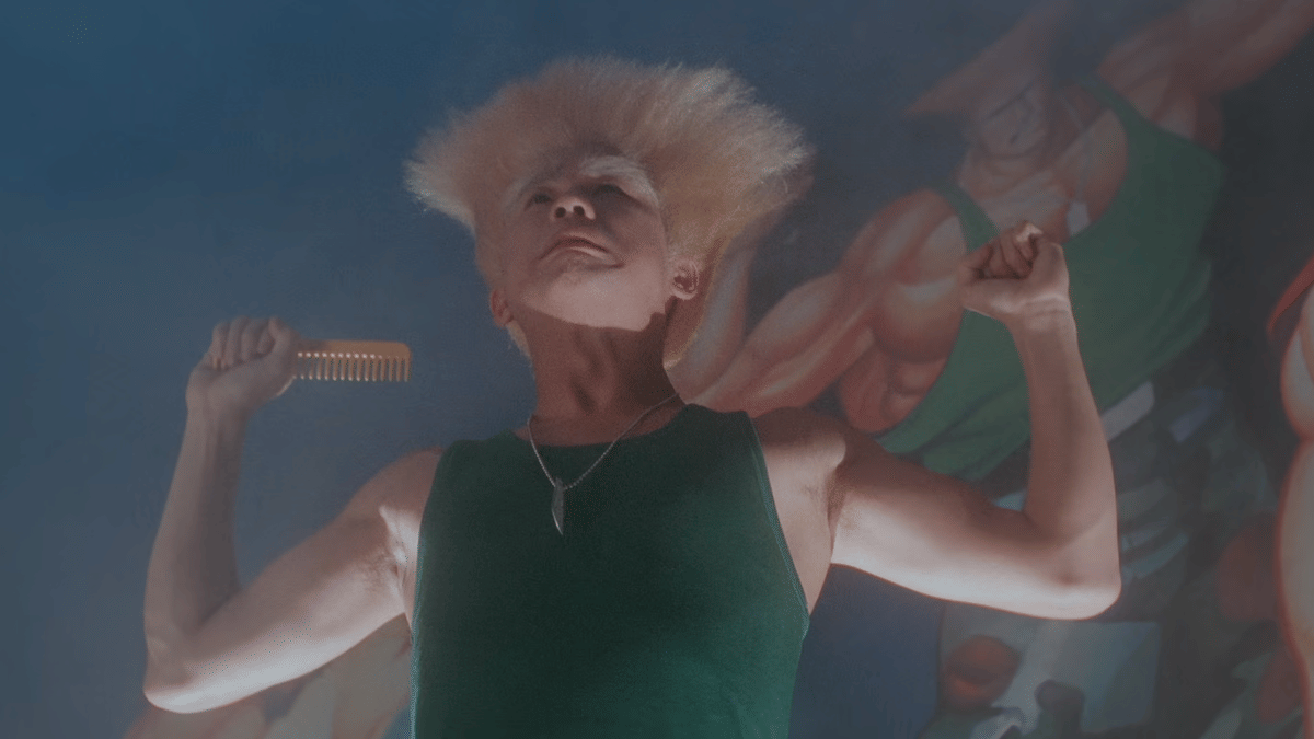 Cosplay Guile. (Dok. Golden Harvest/City Hunter 1993)