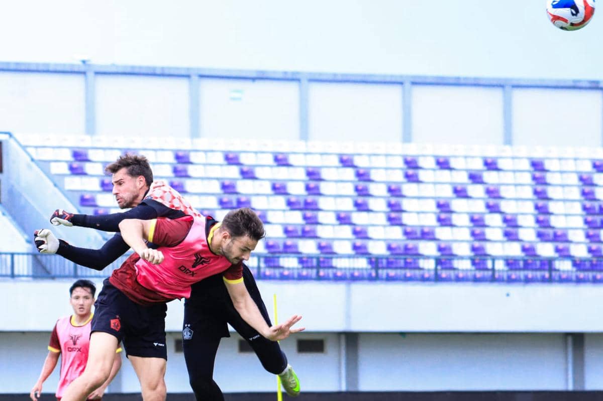 Pemain Persik Kediri saat melakukan latihan. IDN Times/istimewa