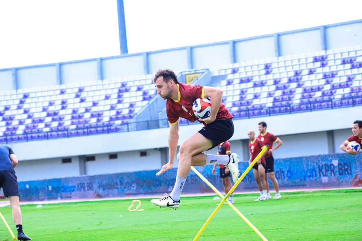 Pemain Persik Kediri saat melakukan latihan. IDN Times/istimewa