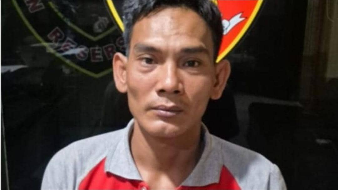 Pelaku pencurian sekaligus penganiayaan saat ditangkap Polsek Lubuk Linggau Barat.
