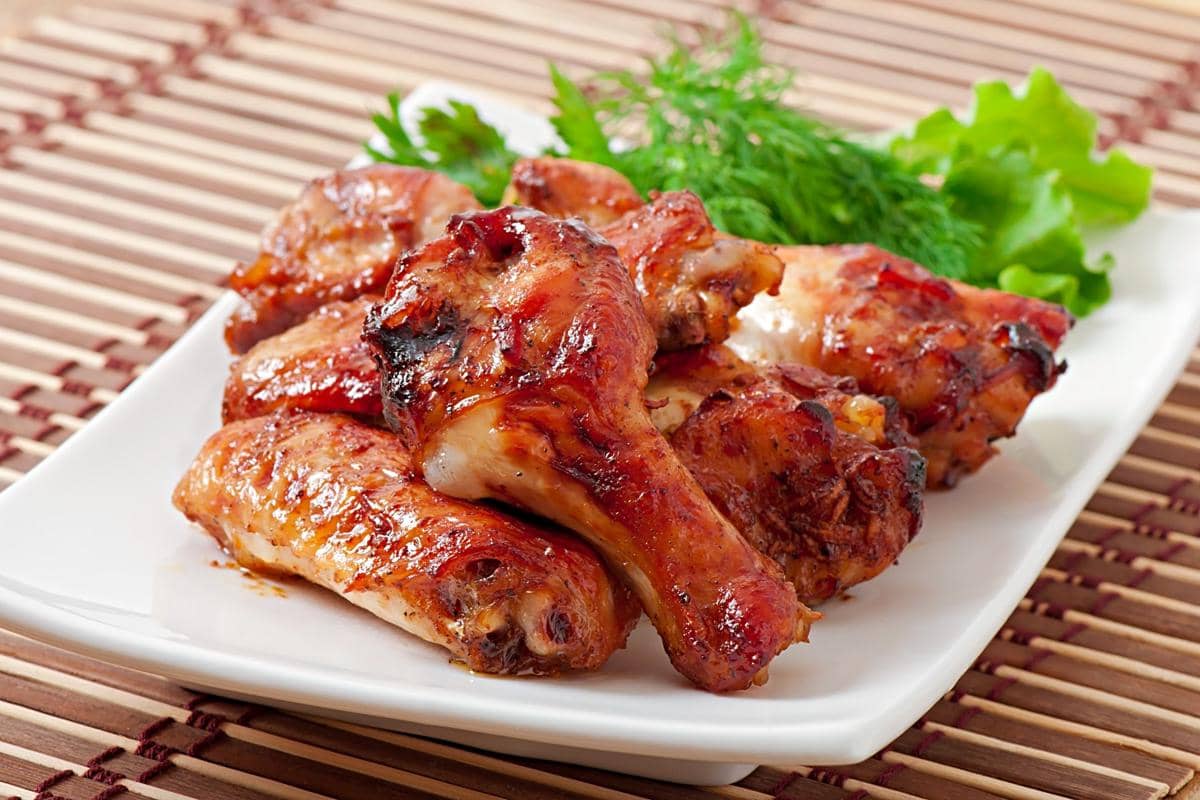 ilustrasi ayam panggang madu kecap