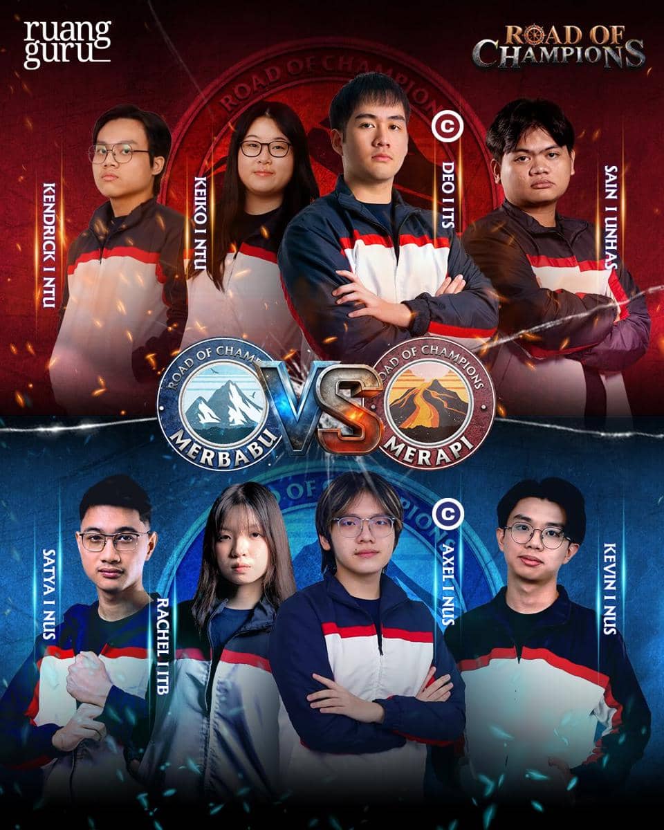 Tim Merapi dan Merbabu Road of Champions (instagram.com/ruangguru)