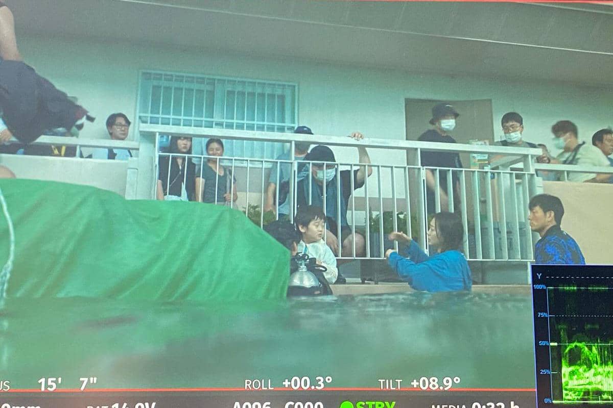 potret di balik layar film The Great Flood