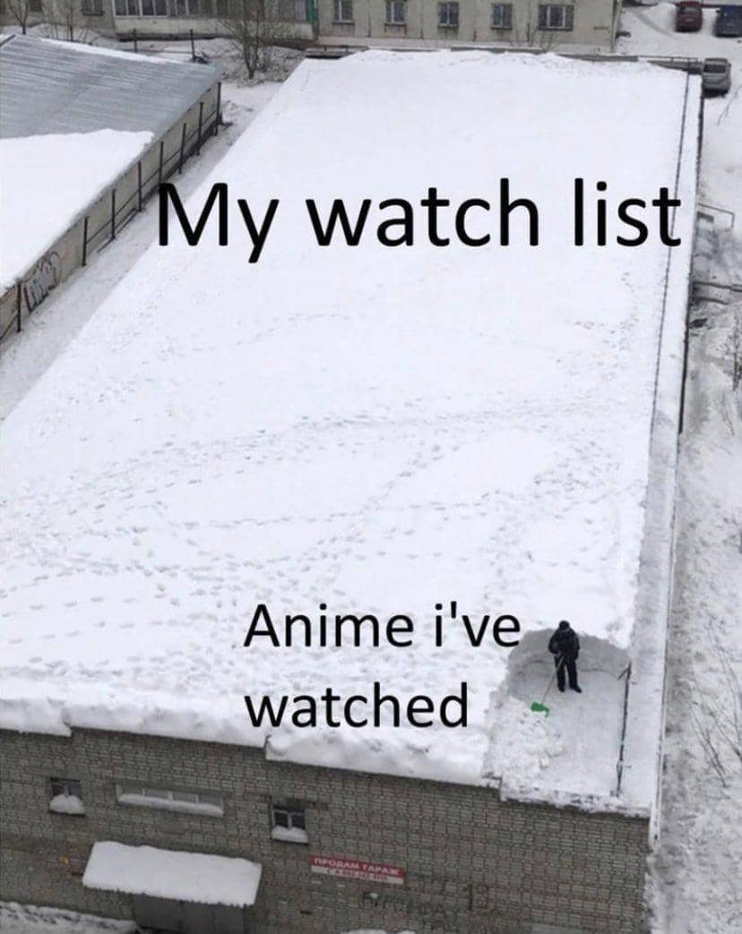 meme daftar tontonan anime