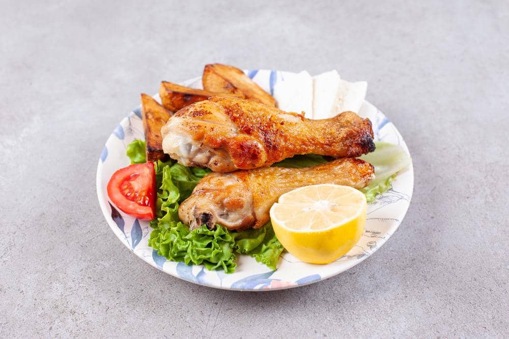 ilustrasi ayam goreng mentega