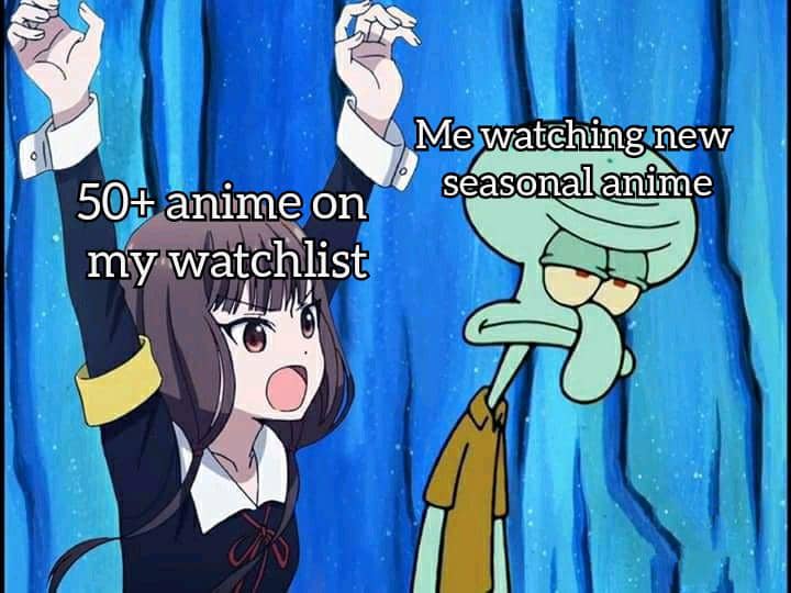 meme daftar tontonan anime