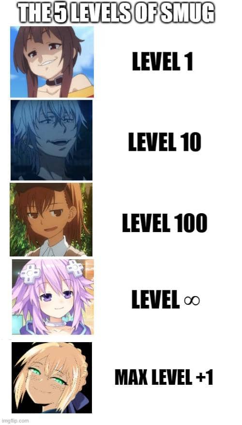 meme anime tentang wajah sombong