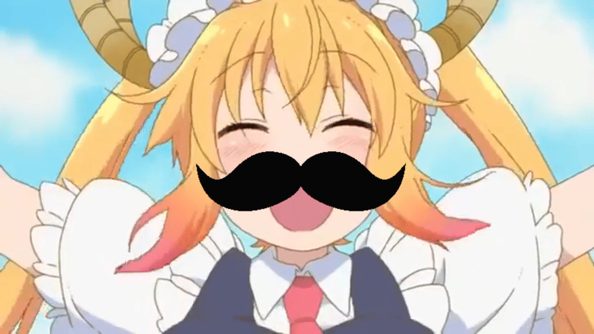 meme anime tentang kumis