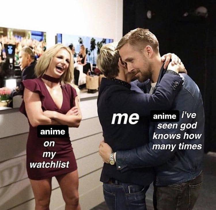 meme daftar tontonan anime