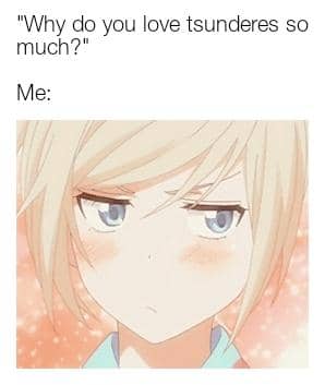 meme anime tersipu malu