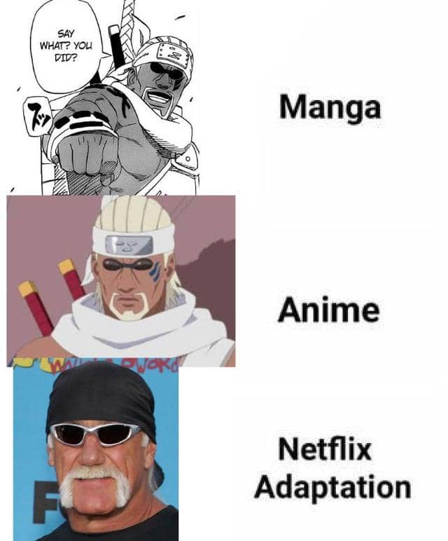 meme anime tentang kumis