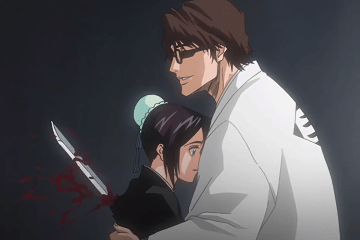 Aizen mengkhianati Momo.