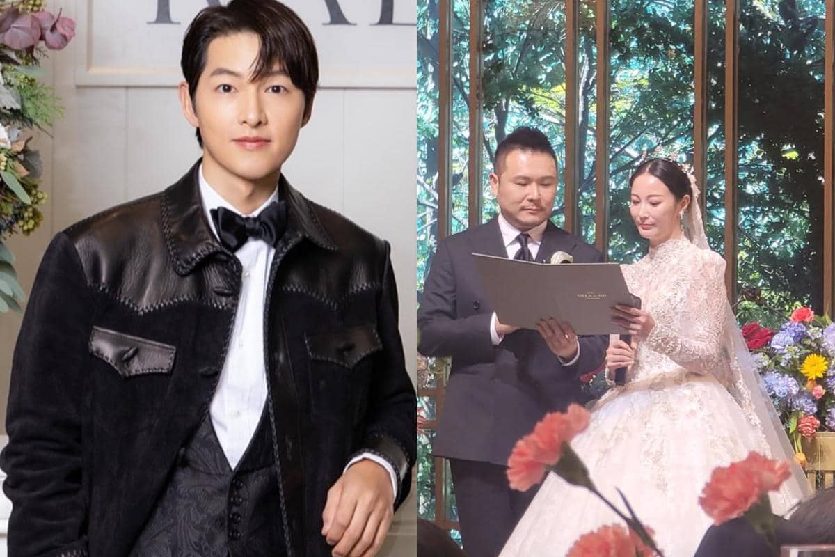 Potret Song Joong Ki dan pernikahan Ahn Hye Kyung 