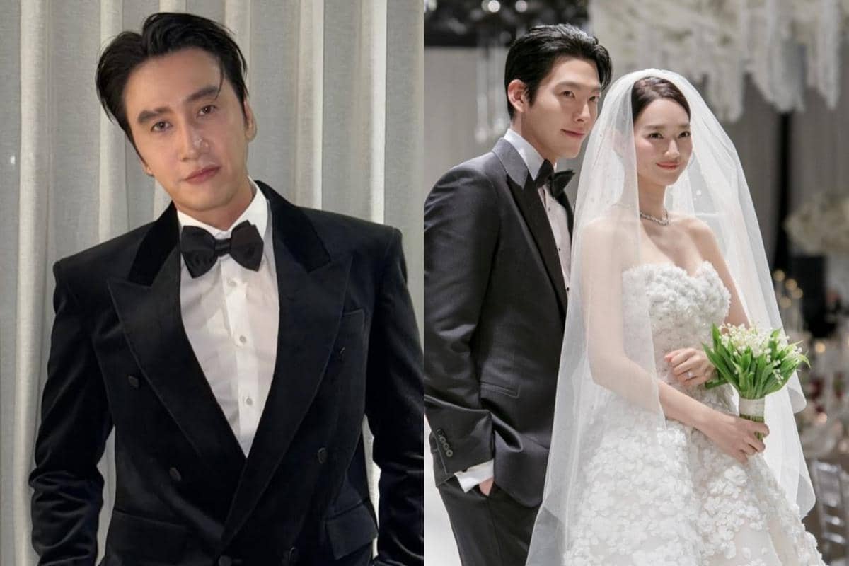 Potret Lee Kwang Soo dan potret pernikahan Kim Woo Bin beserta Shin Min Ah 